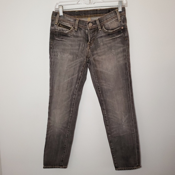 Citizens of Humanity Gray Exene Ankle Skinny Jeans Black Berlin 26 - Picture 2 of 5